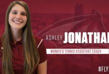Jonathan Thie Celebrates One-Year Anniversary of Being Assistant Women’s Tennis Coach